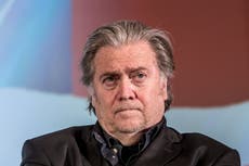 Former Trump aide Steve Bannon tells followers to ‘take down the illegitimate Biden regime’