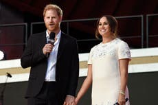 Prince Harry and Meghan Markle condemn Russia’s invasion and ‘stand with the people of Ukraine’