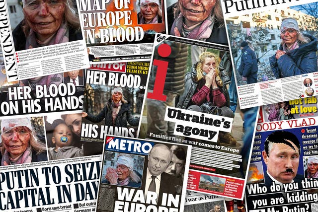 <p>President Putin’s decision to invade Ukraine dominated the headlines </p>