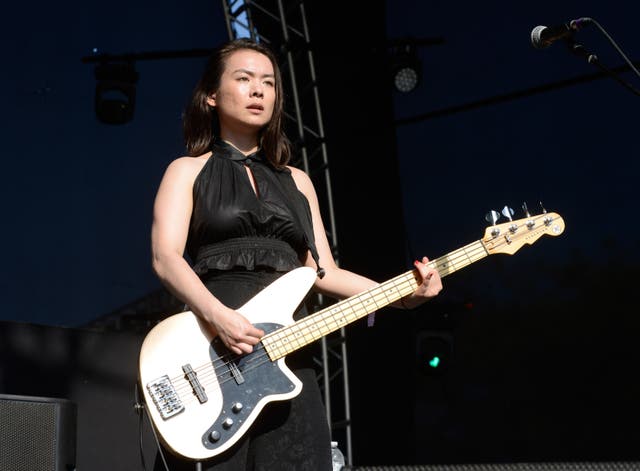 <p>Mitski performed a set at Glastonbury </p>