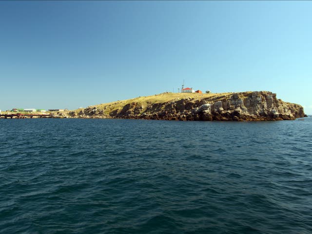 La Isla de las Serpientes en el Mar Negro fue golpeada durante la invasión rusa de Ucrania