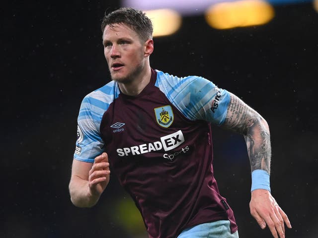 <p>Burnley striker Wout Weghorst</p>