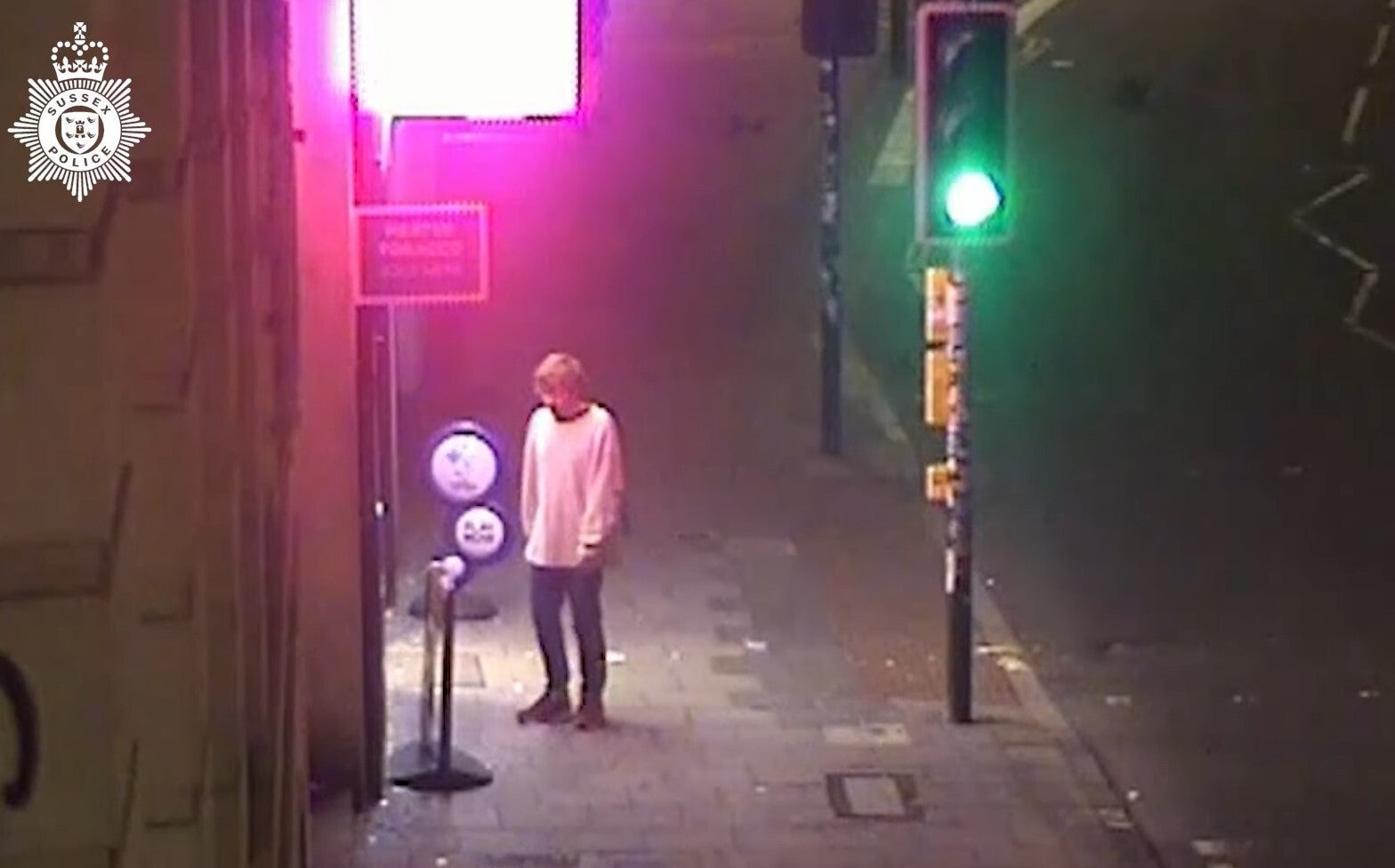 CCTV footage of the last known sighting of Bill Henham