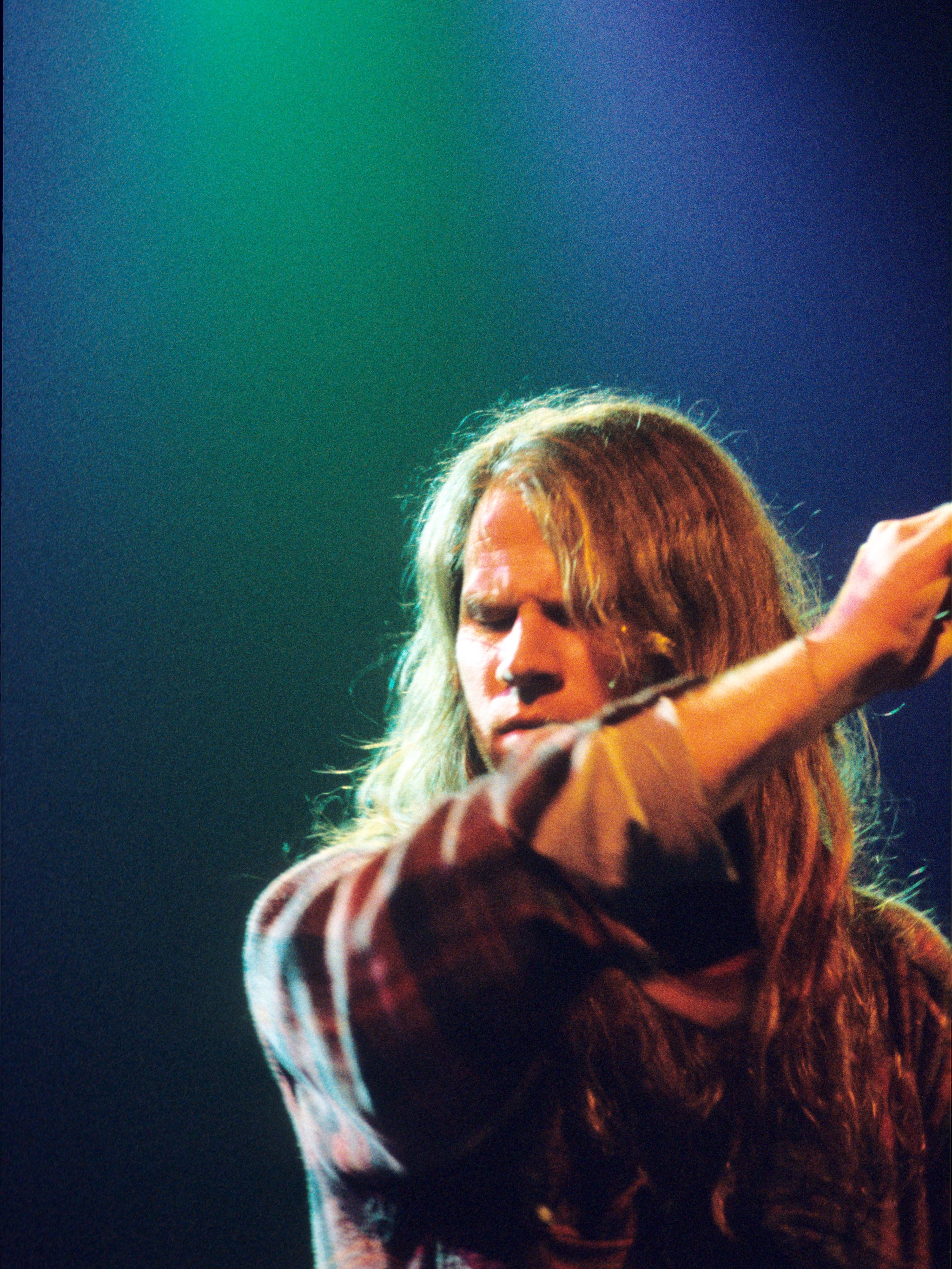 On stage with Screaming Trees in 1993