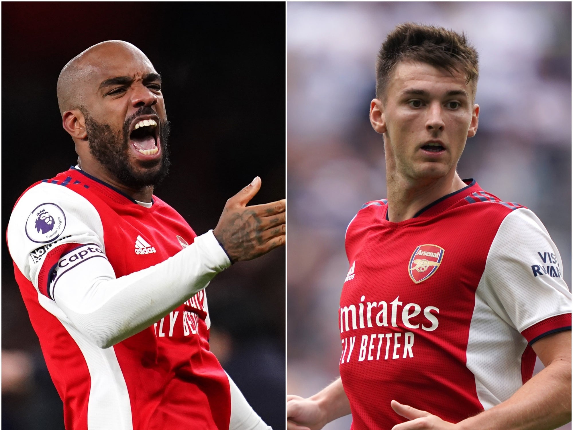 Arsenal captain Alexandre Lacazette has been praised by Kieran Tierney for his ‘massive’ influence on the Gunners