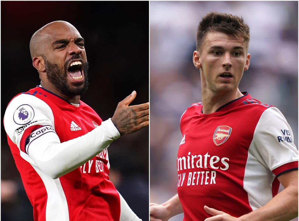 <p>Arsenal captain Alexandre Lacazette has been praised by Kieran Tierney for his ‘massive’ influence on the Gunners </p>