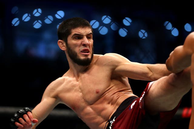 <p>UFC lightweight contender Islam Makhachev</p>