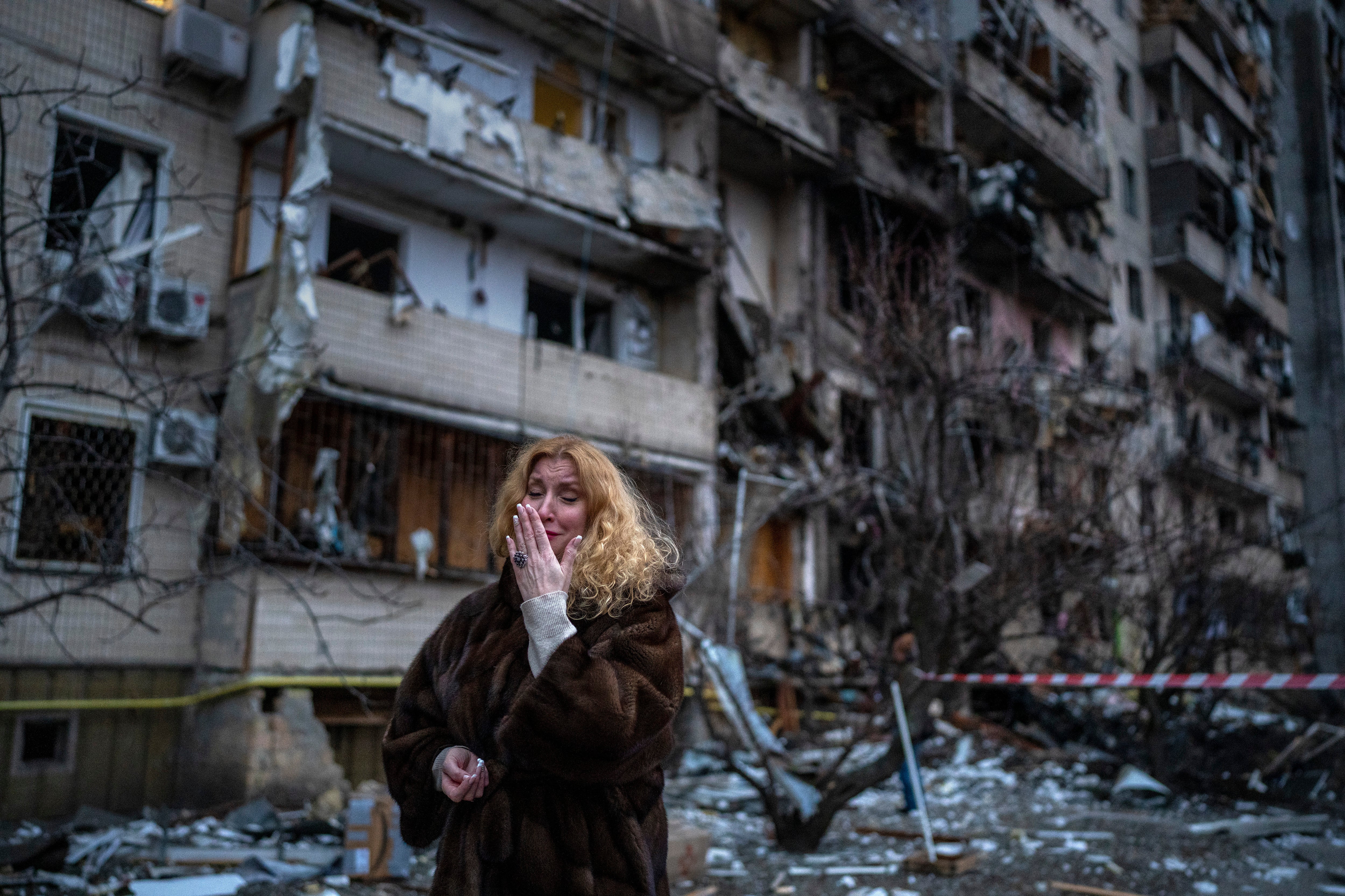 The Russians have targeted the Ukrainian capital Kyiv (Emilio Morenatti/AP)