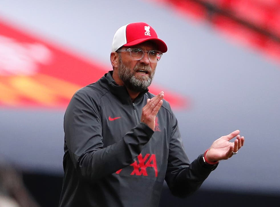<p>Klopp and Liverpool have a surprisingly poor record at Wembley </p>
