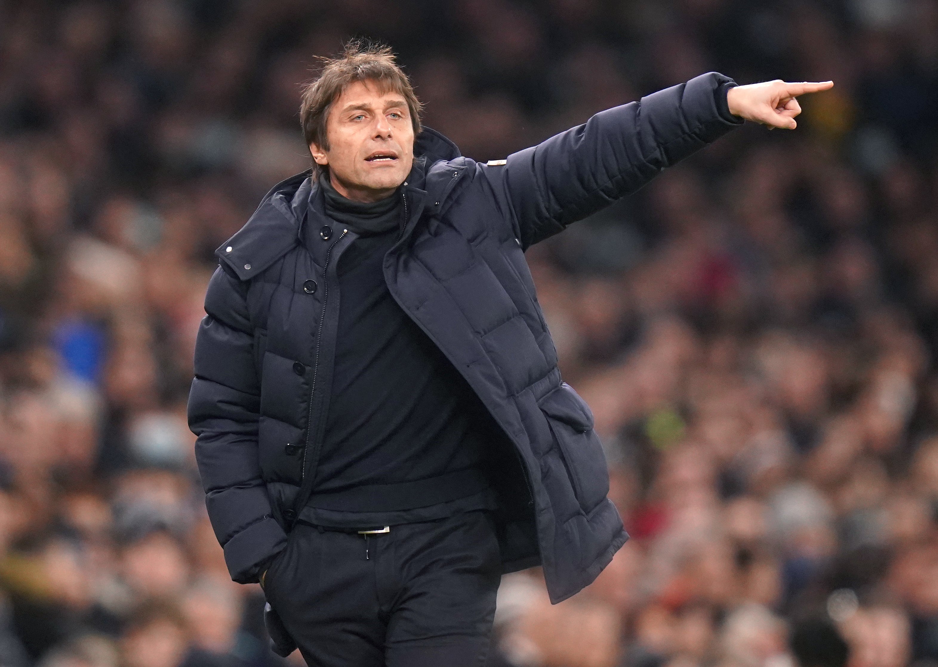 Antonio Conte suggested he was not the right man for the Tottenham job after the Burnley defeat in midweek (Adam Davy/PA)