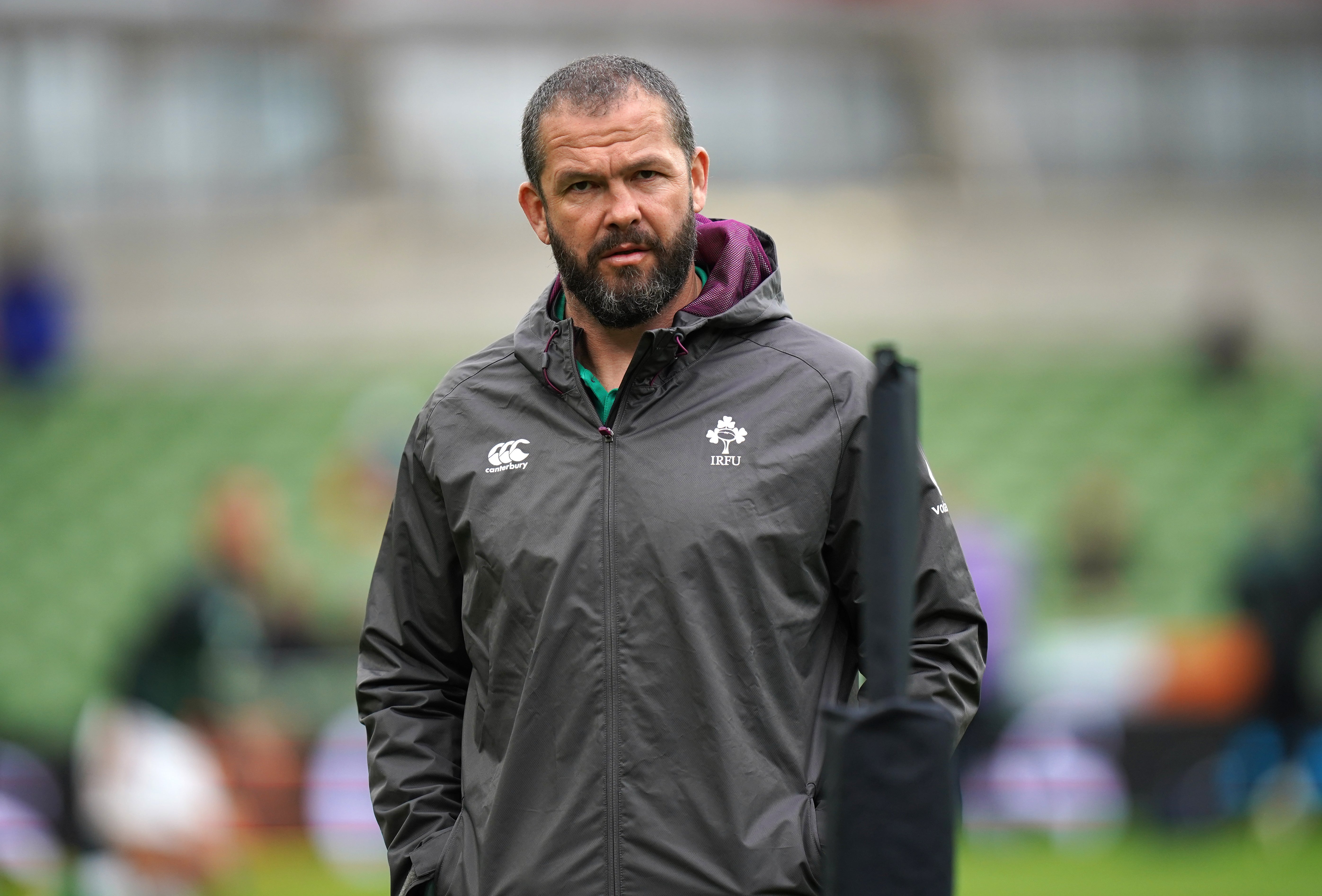 Ireland head coach Andy Farrell has made six personnel changes to his starting XV (Niall Carson/PA)