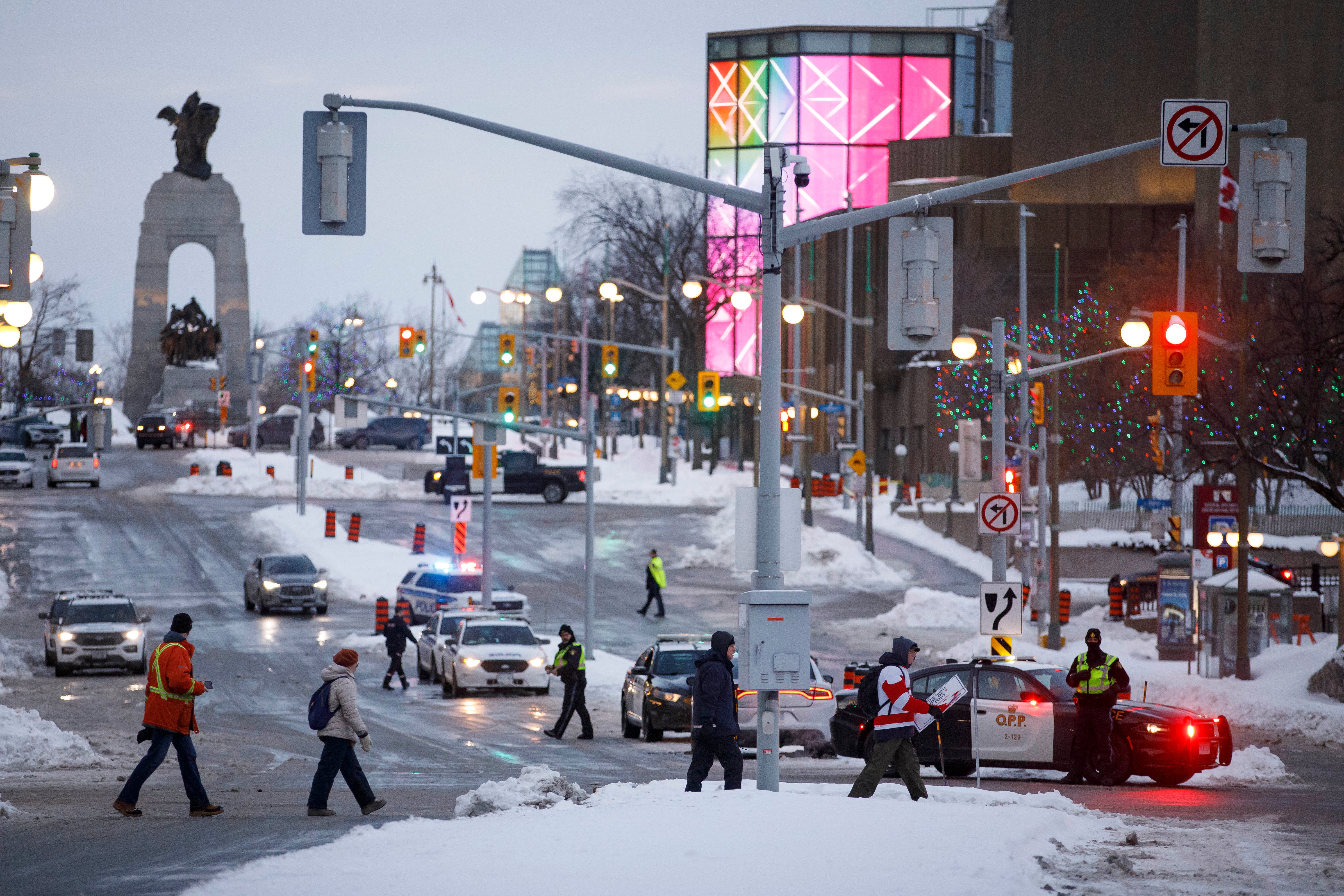 Canada Virus Outbreak Protest