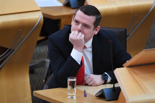 Douglas Ross will not be sanctioned after his failure to declare earnings while serving as an MP (Andy Buchanan/PA)