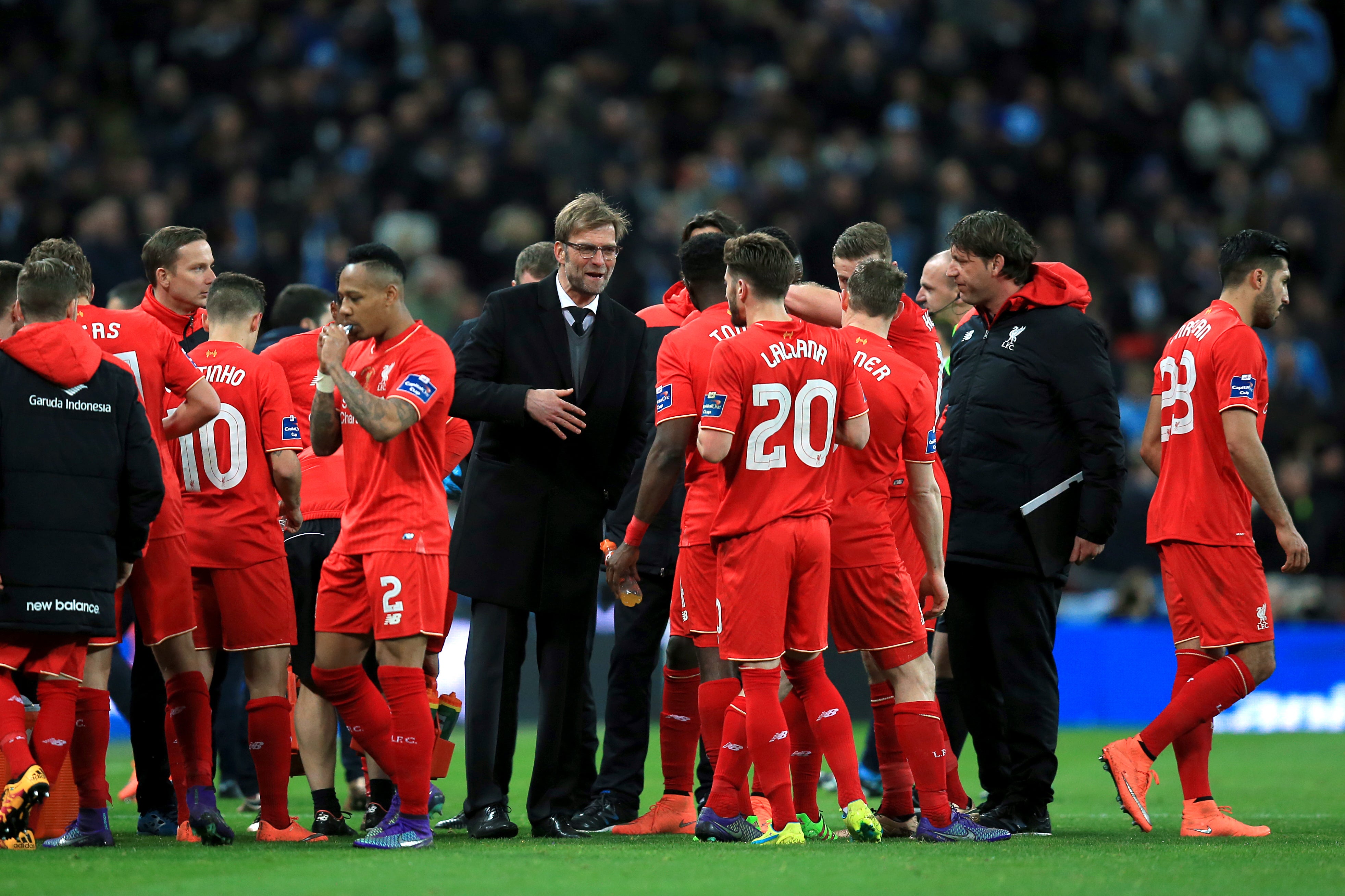 Liverpool manager Jurgen Klopp will not be wearing a suit to the League Cup final again (Mike Egerton/PA)