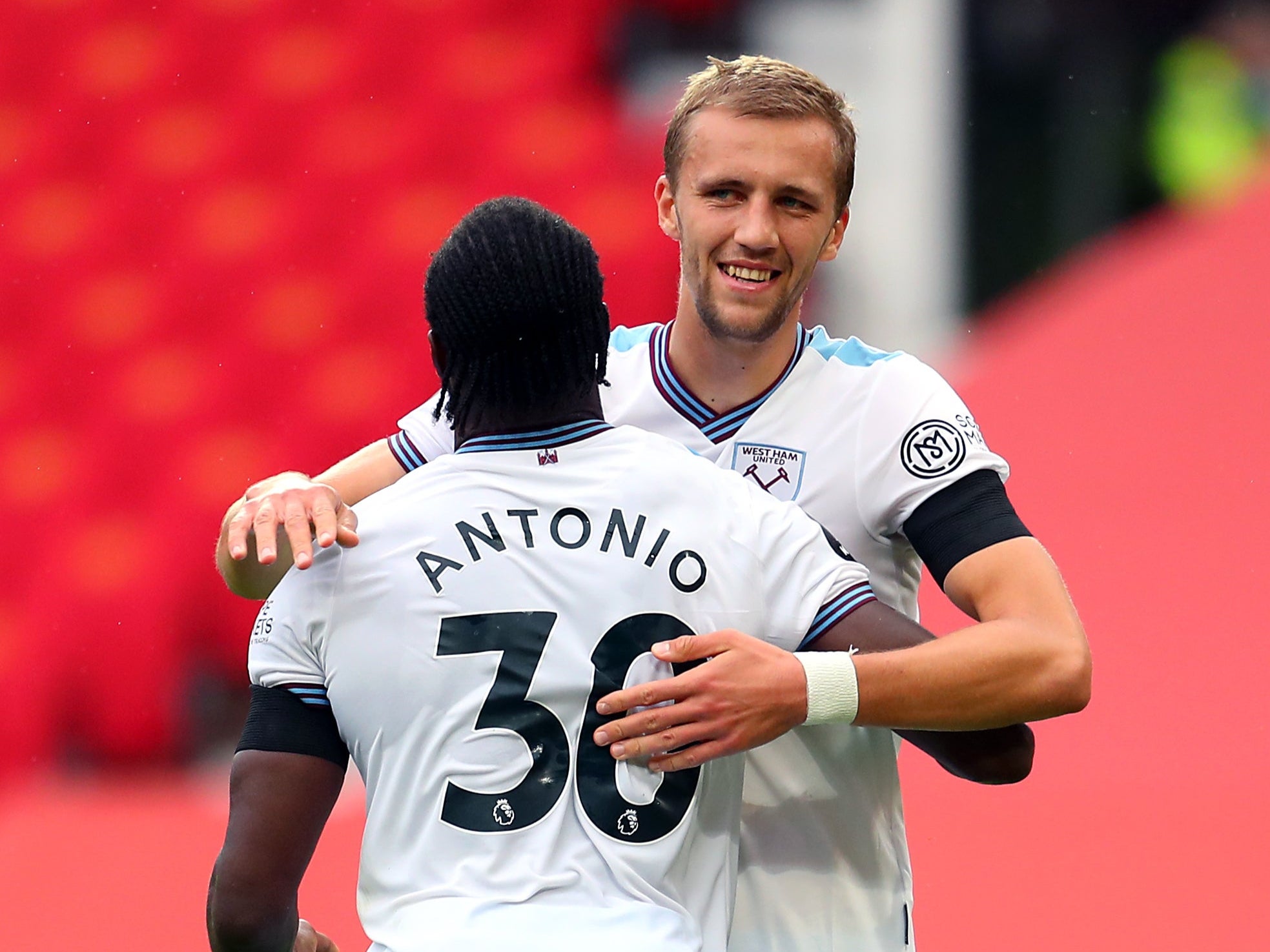 Michail Antonio and Tomas Soucek have struggled for goals this season (Catherine Ivill/PA)