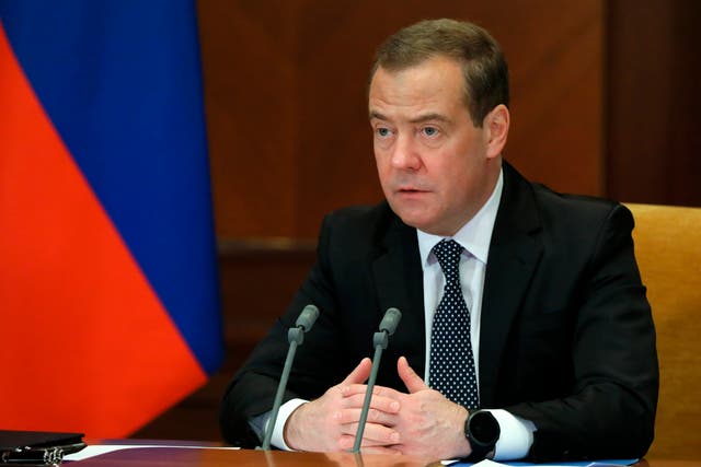 <p>Dmitry Medvedev</p>