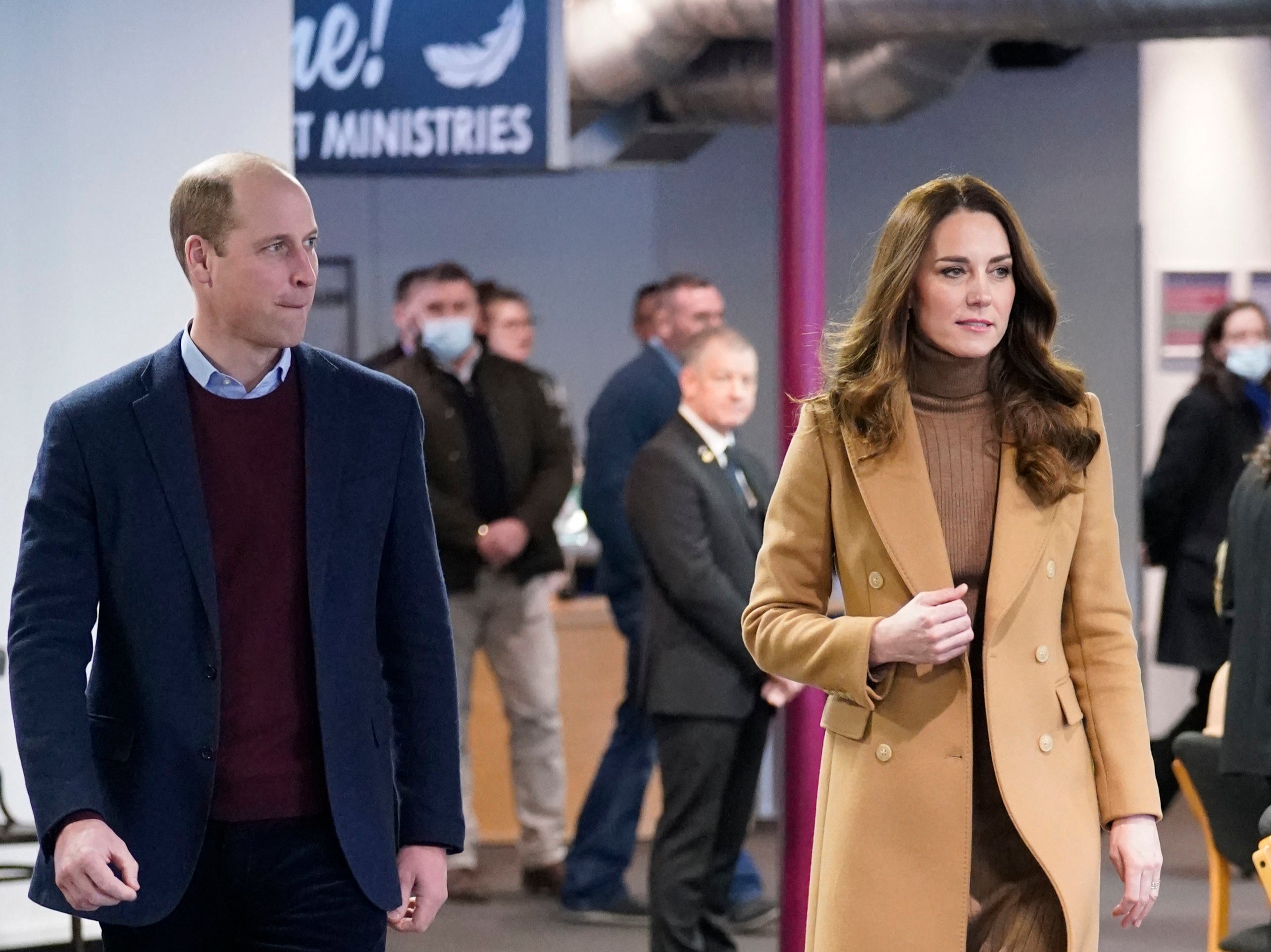 Prince William and Kate Middleton say they ‘stand with’ Ukraine’s people in a statement on the invasion