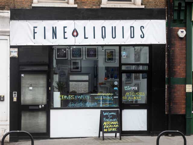 <p>Eau dear: the shop is based in Fulham, southwest London</p>