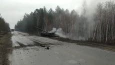‘Let’s defend Ukraine together!’ Ukraine Defence shares video of destroyed Russian tank