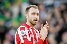 Christian Eriksen returns but 10-man Brentford’s slump continues with damaging defeat by Newcastle