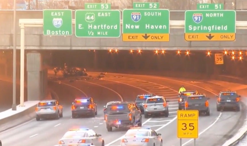 Six killed in two wrong-way crashes in Connecticut, including four on I-84 in Hartford