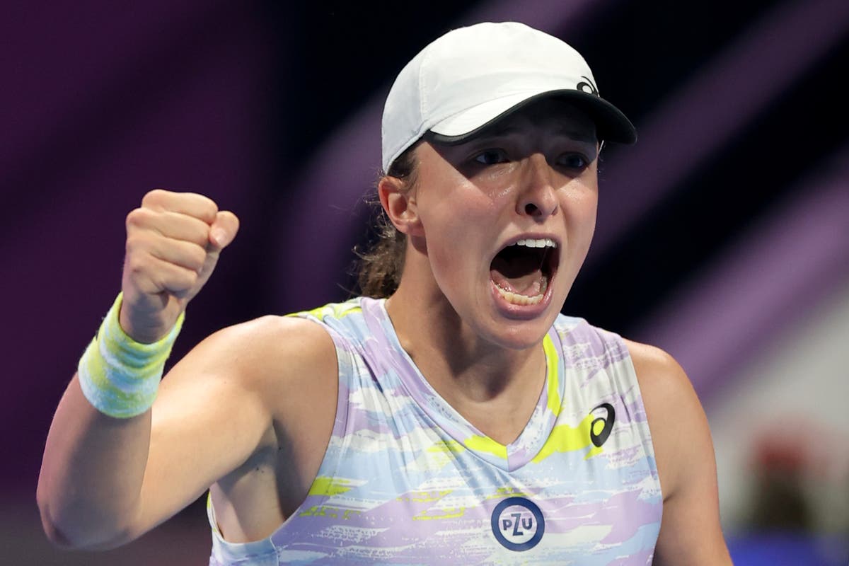 Emotional Iga Swiatek voices support for Ukraine after Doha title win ...