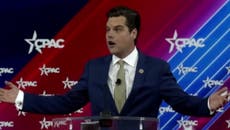 Matt Gaetz attacks Justice Department during speech at CPAC