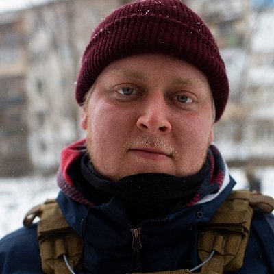 Journalist Emil Filtenborg was shot several times in the legs on Saturday while covering the Ukraine war
