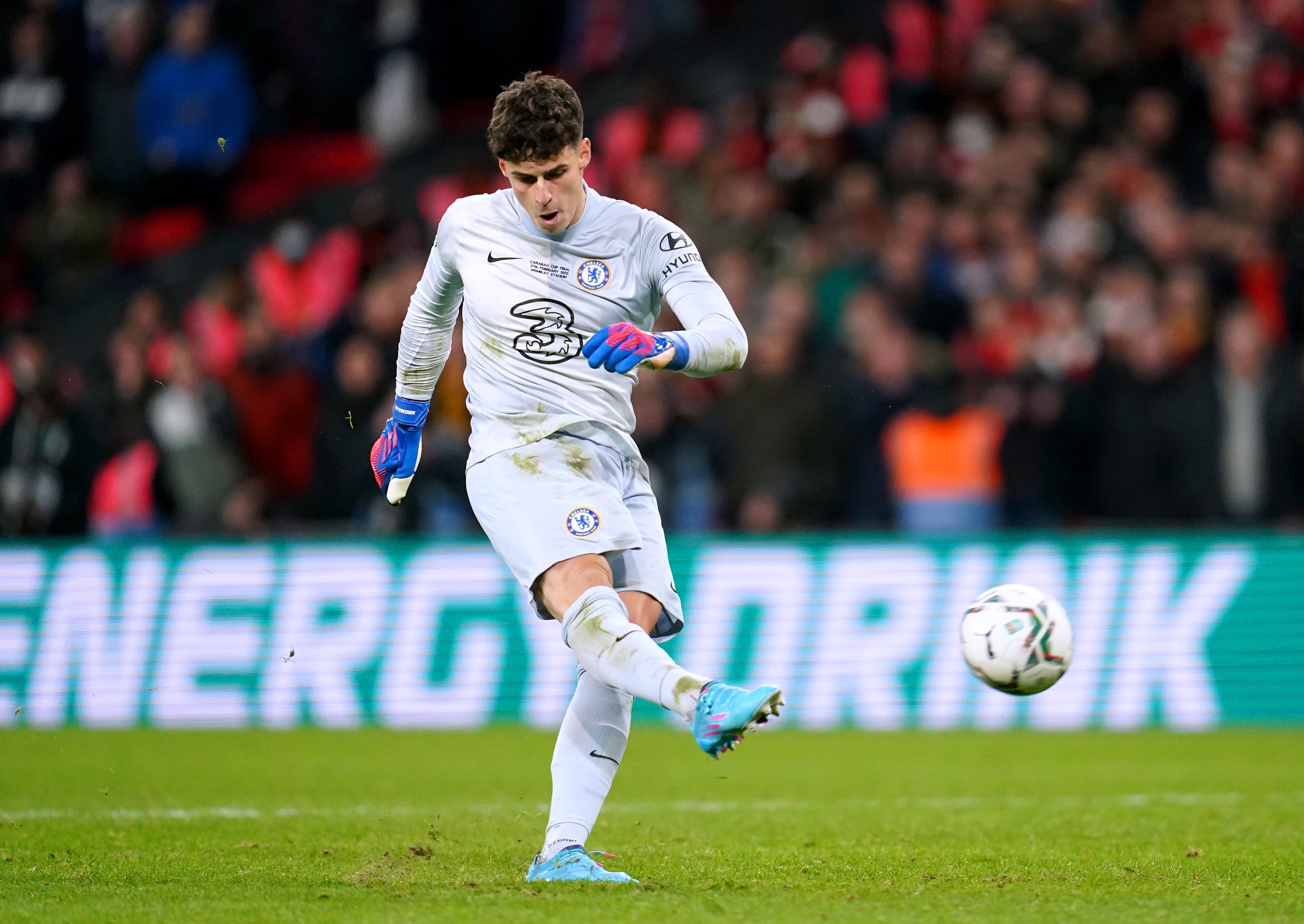 Kepa Arrizabalaga missed the decisive penalty (Nick Potts/PA)