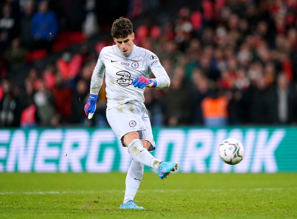 Chelsea penalties specialist Kepa Arrizabalaga undone by miss in cup final  loss | The Independent