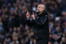 Man City may have to win every game to win Premier League title, Pep Guardiola claims