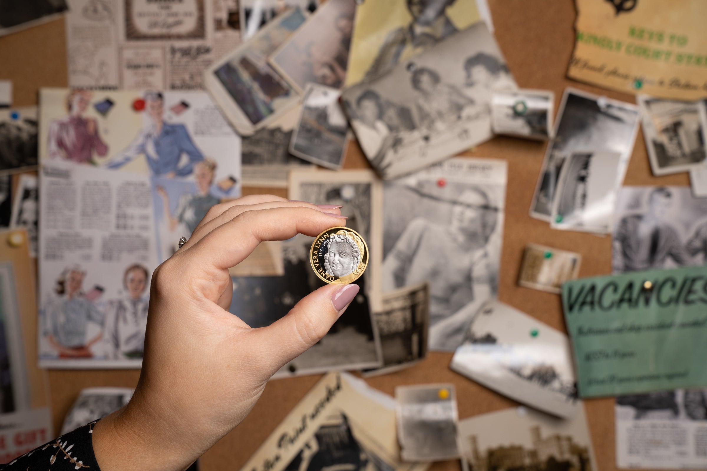 Forces’ sweetheart Dame Vera Lynn is being celebrated with coins designed by the Royal Mint (Royal Mint/PA)