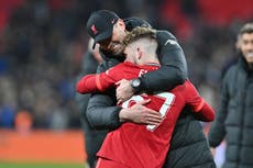 Jurgen Klopp’s human touch delivers again as Caoimhin Kelleher becomes Liverpool’s Carabao Cup hero