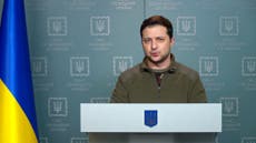Volodymyr Zelensky calls for Ukraine to be given immediate EU membership