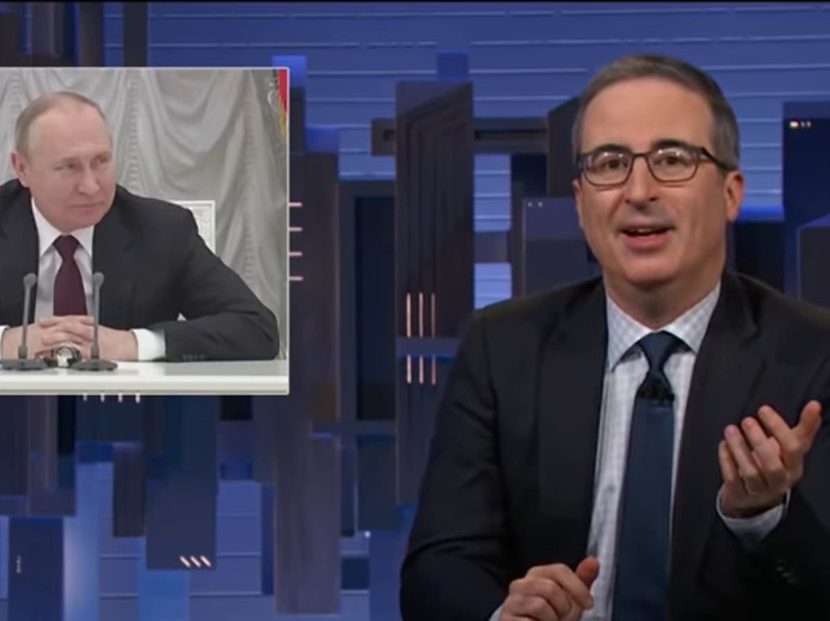 Ukraine-Russia war: John Oliver calls Putin ‘an autocrat, a tyrant, a warmonger’ and a ‘huge b****’