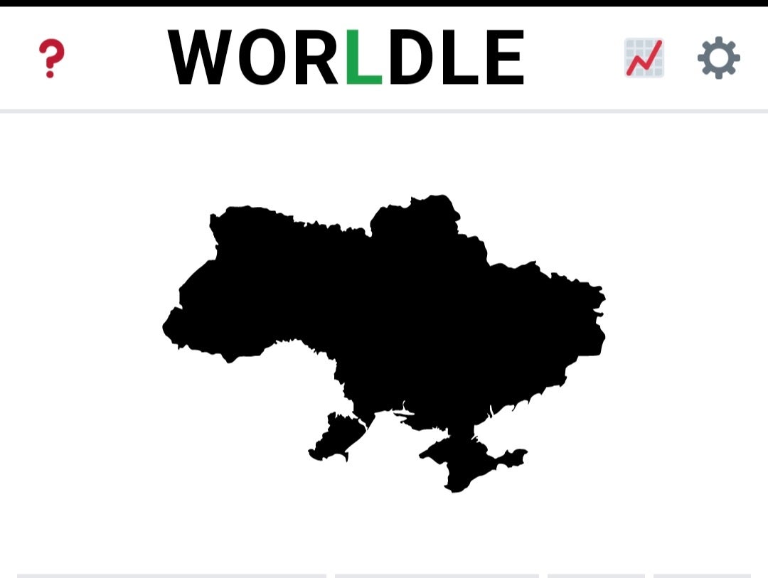 Sunday’s Worldle puzzle was Ukraine