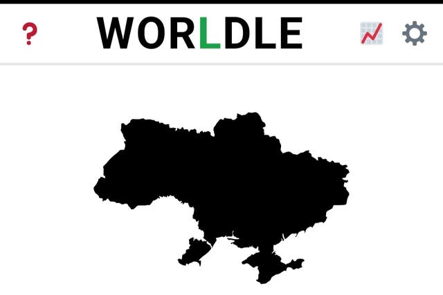 <p>Sunday’s Worldle puzzle was Ukraine</p>
