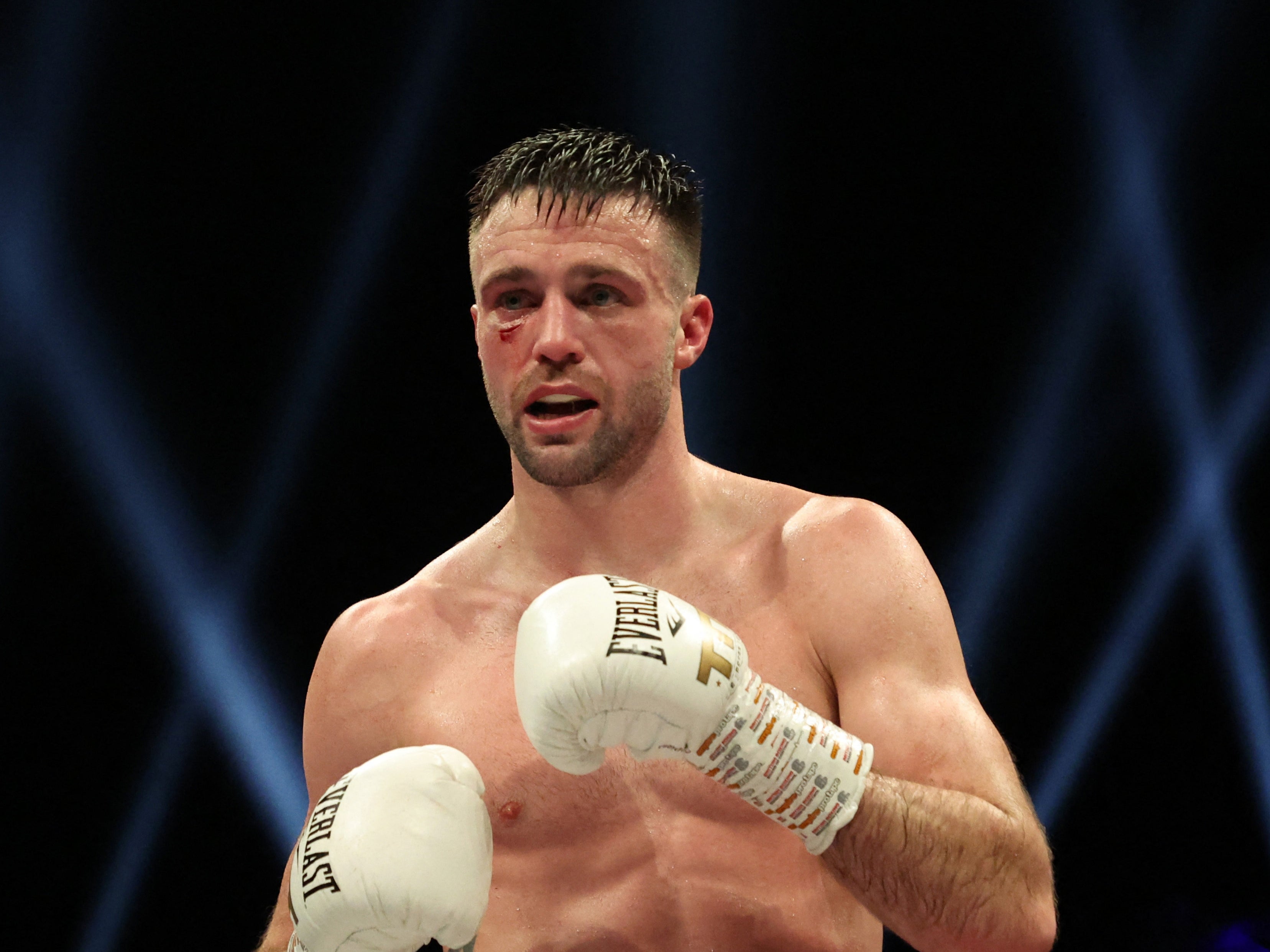 Josh Taylor during his controversial split-decision win against Jack Catterall