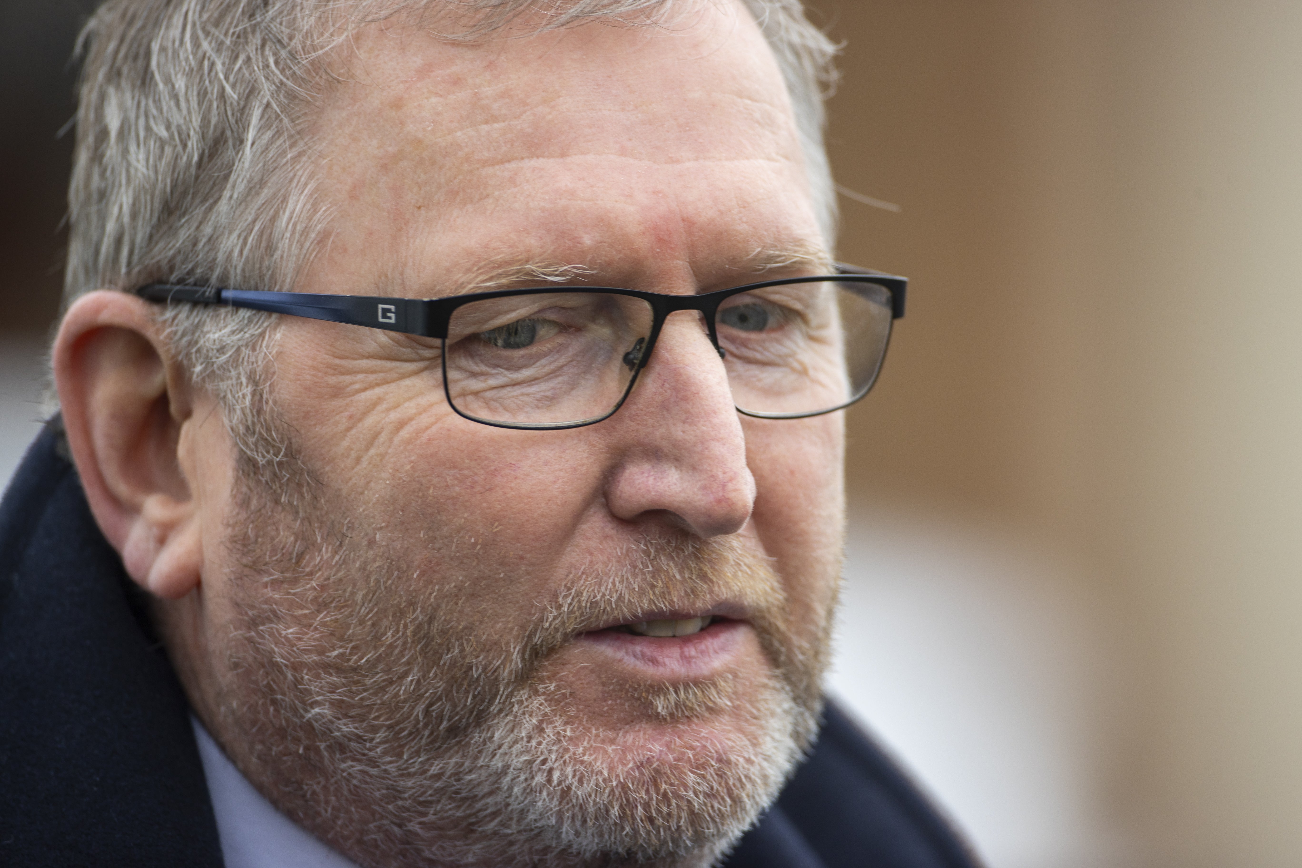 Ulster Unionist leader Doug Beattie during a press conference in Tandragee, Co Armagh (Liam McBurney/PA)