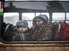 ‘I don’t want my kids to play war’: Life on the road for Ukraine’s displaced and homeless citizens