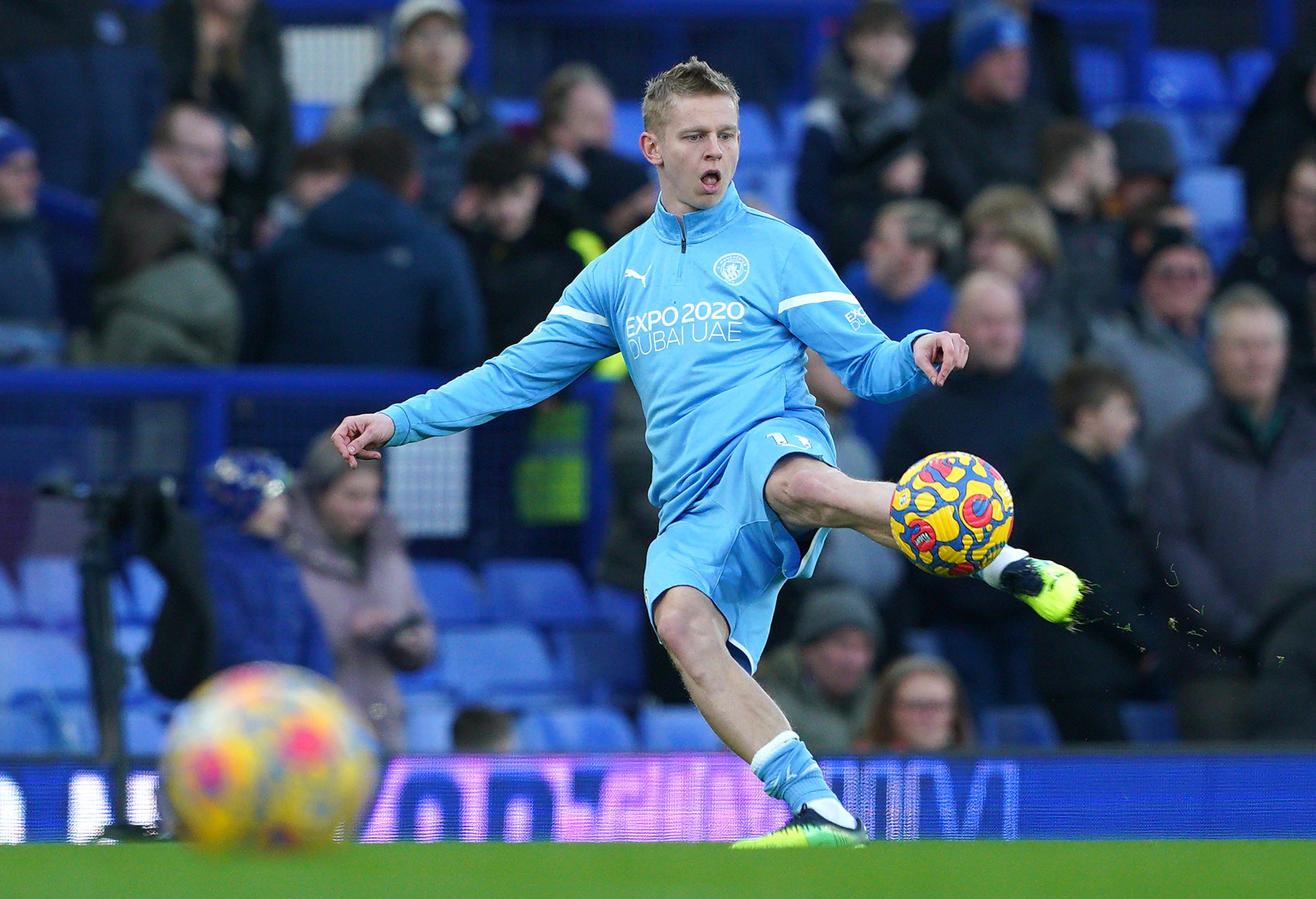 Oleksandr Zinchenko is set to play for Manchester City at Peterborough (Peter Byrne/PA)