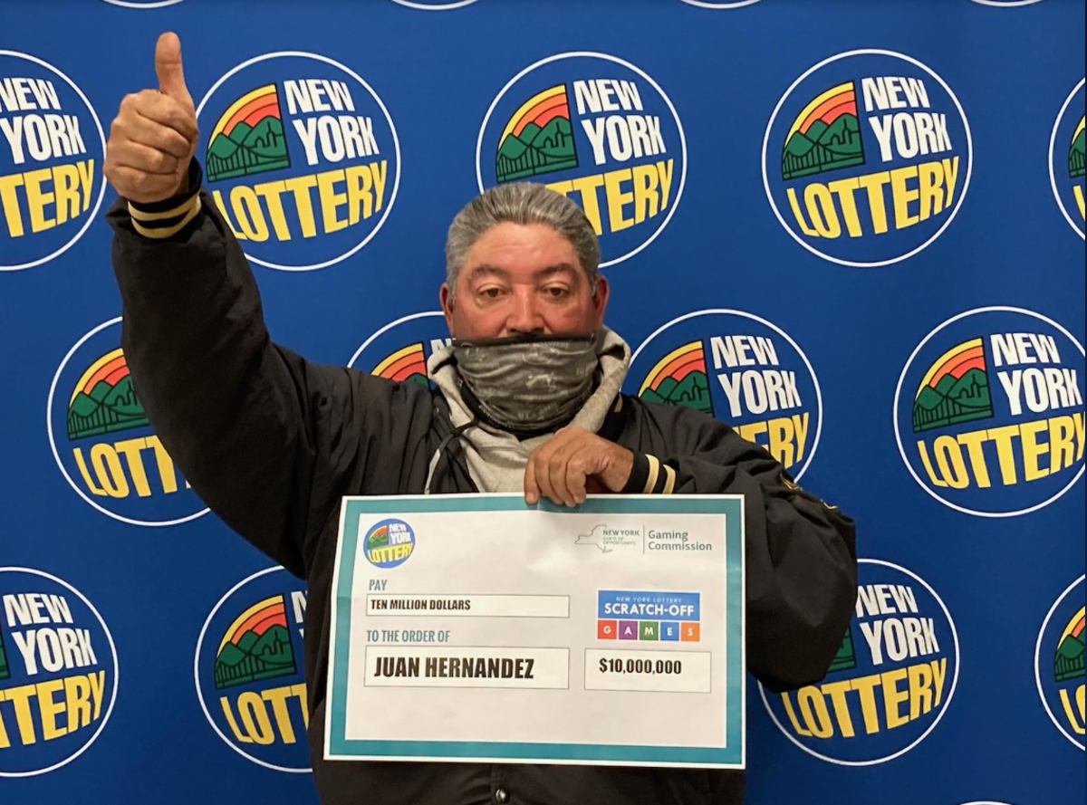 New Yorker wins $10m lottery for the second time in three years