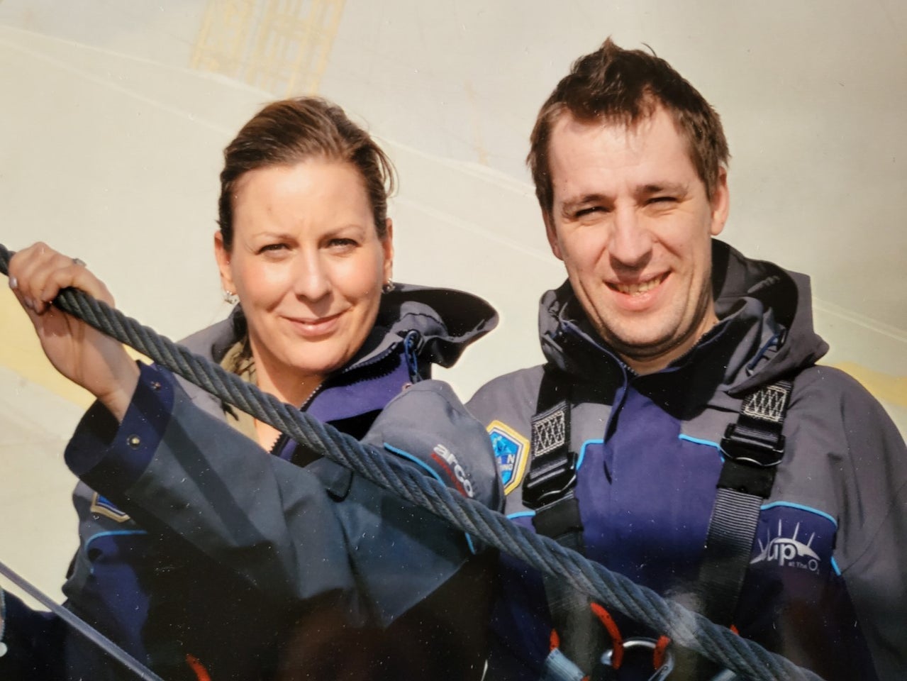 Peter Chumak with his wife, Nicola