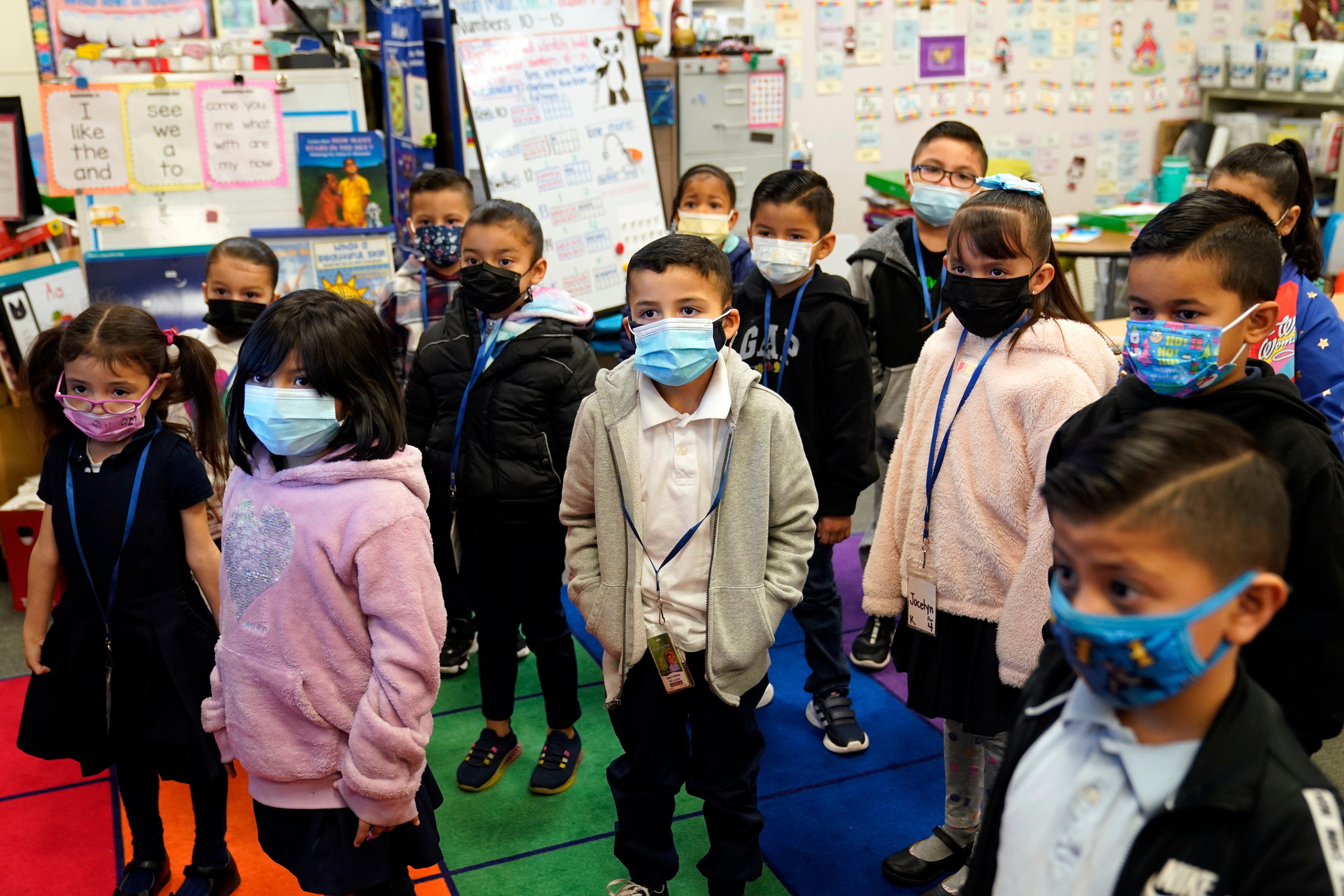 Virus Outbreak Masks in Schools