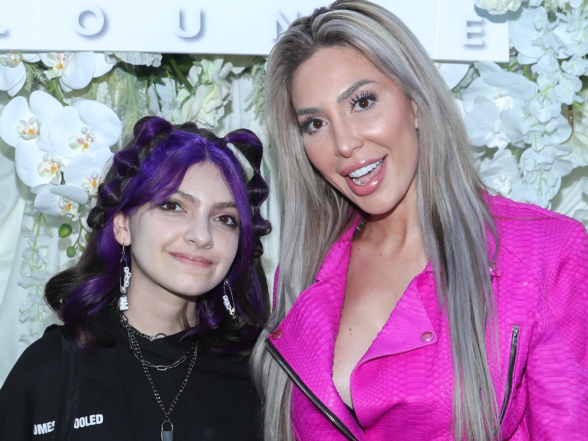 Farrah Abraham defends letting her 13-year-old daughter get a septum piercing