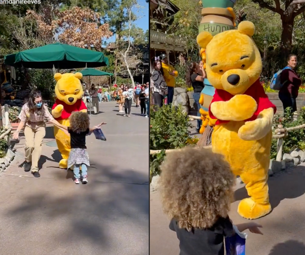 Mom reveals how her daughter was stopped from hugging Winnie the Pooh at Disneyland