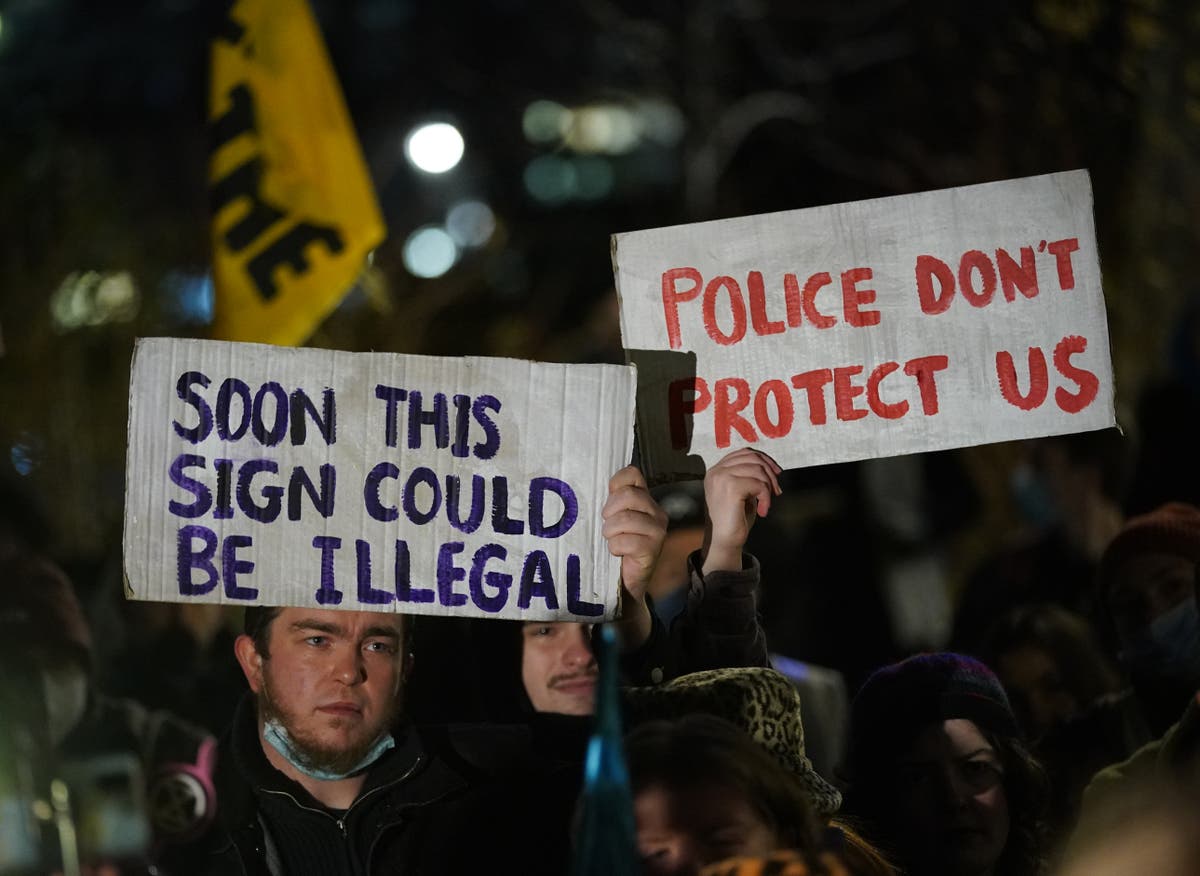 Government wins Commons battle to reinstate protest limits despite Tory concerns