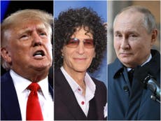 Howard Stern says Donald Trump shouldn’t praise Putin: ‘I wish he was dead’