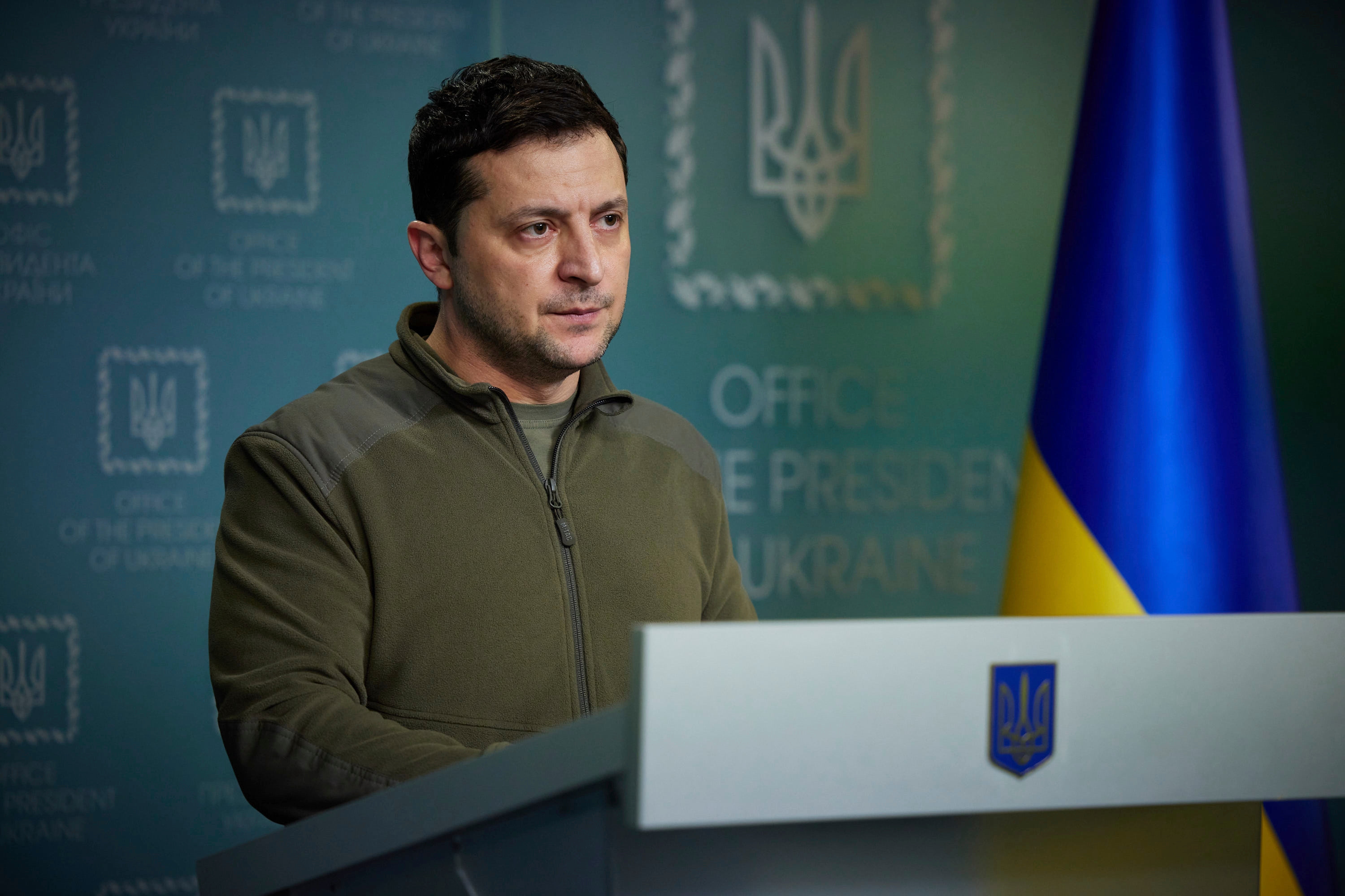 Ukrainian President Volodymyr Zelenskyy (Ukrainian Presidential Press Office/AP File)
