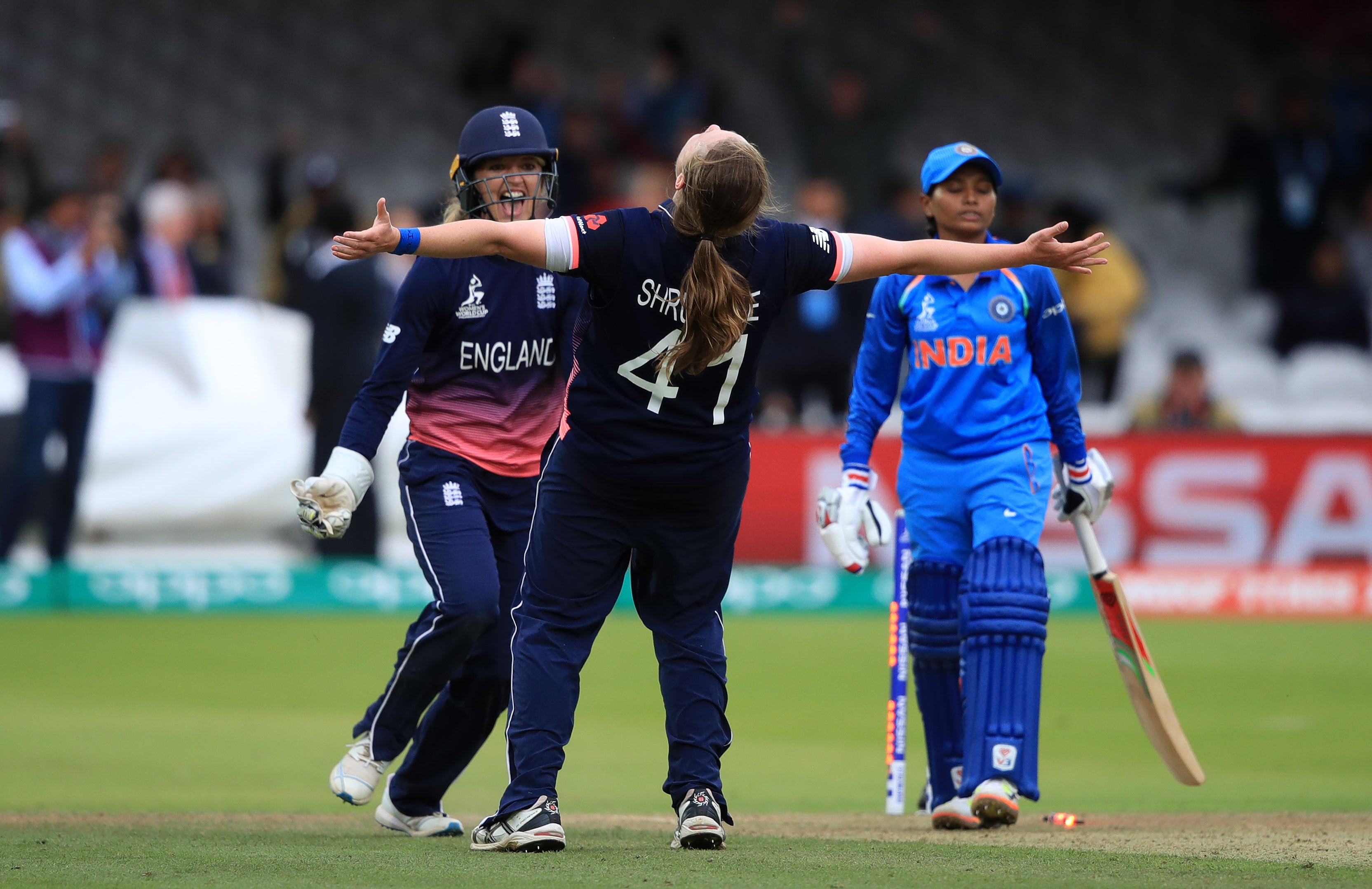 Shrubsole took six for 42 as England beat India in the final of the last World Cup in 2017 (John Walton/PA)